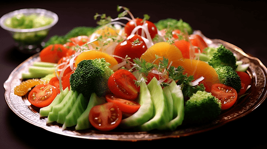 食物美食沙拉蔬菜