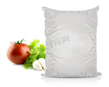 白色空白铝箔食品袋