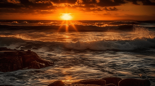日落在黑海的美丽日落金海日落海上日落海日落背景惊人的海日落日落海图片日落海