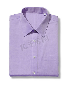 经典紫罗兰色长袖衬衫