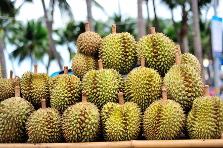 东南亚的榴莲天然水果