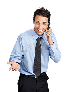 电话、公司和男性律师在工作室咨询、演讲或在手机上交谈。