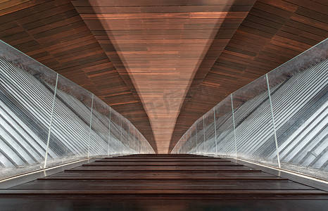 室内设计艺术建筑名称是 PA SAN 或 Pasan Wooden Bridge。