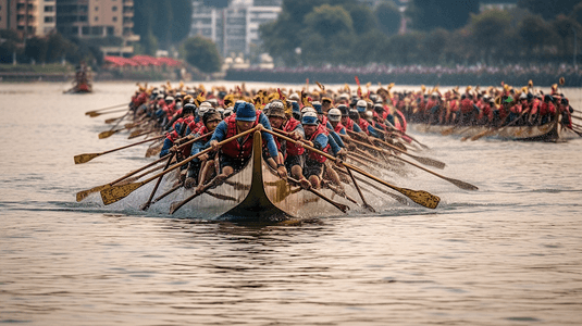端午节端午赛龙舟传统比赛