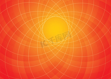 橙色螺旋背景