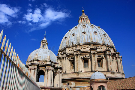 圣彼得大教堂圆顶，梵蒂冈城，罗马