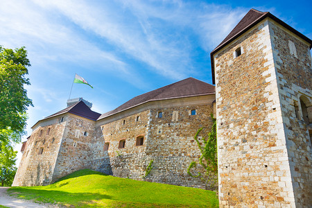 卢布尔雅那城堡，斯洛文尼亚，欧洲。