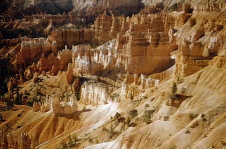 1957 年，犹他州布莱斯峡谷日落点的锯齿状岩层