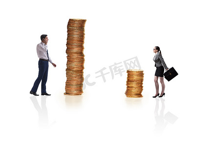 男女薪酬不平等和性别差距的概念