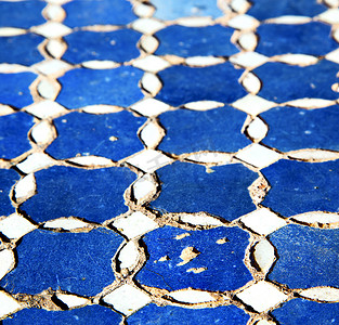 非洲抽象摩洛哥瓷砖彩色路面高建群