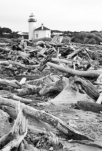 Bullards Beach Coquille River 灯塔 Bandon Oregon Pacific C