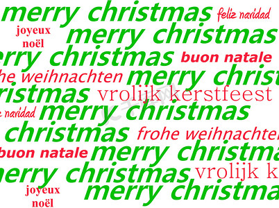 免费圣诞摄影照片_多国语言圣诞祝福