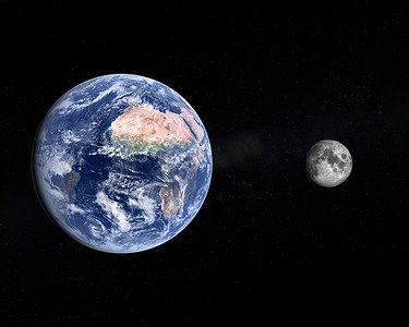 地球和我们的月球