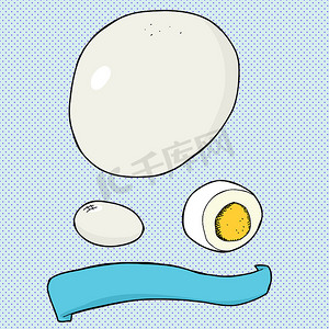剪鸡蛋摄影照片_蓝色的鸡蛋