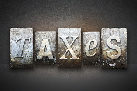税收主题凸版