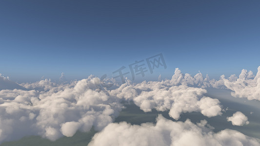 飞越云摄影照片_飞越大云景观