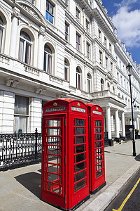 伦敦的红色电话亭
