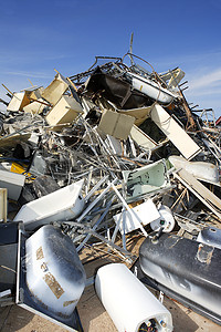 金属废料回收生态工厂环境