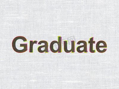 毕业设计展板设计摄影照片_教育理念： 毕业于织物纹理背景