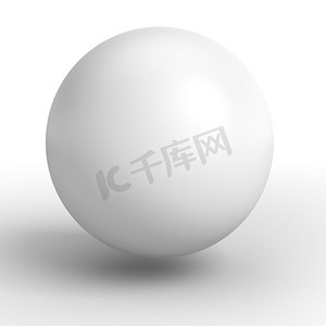 3d 白色球体