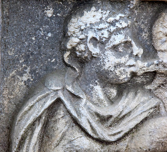 罗马石碑皇帝 Ostia Antica 意大利