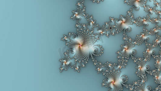 金属色的 Mandelbrot 分形