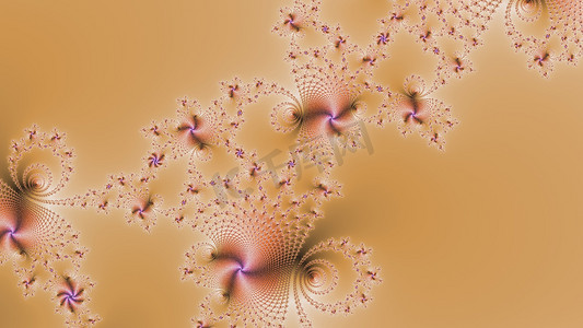 金属色的 Mandelbrot 分形