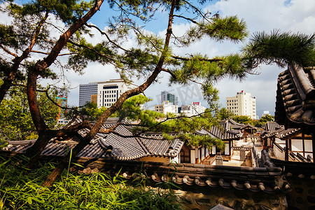 南山谷韩屋村在韩国