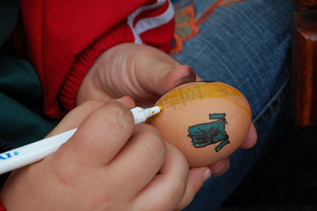 手绘复活节彩蛋