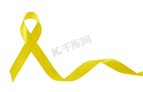 黄丝带是骨癌的象征，有复制空间