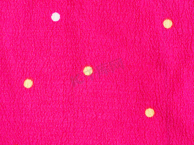 粉色圆点绉纱纺织背景