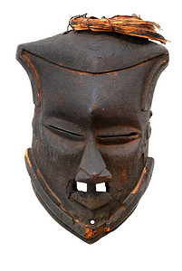 面具仪式摄影照片_非洲面具 1