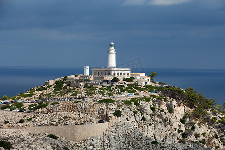 Cap de Formentor 上的灯塔。