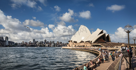 澳大利亚摄影照片_悉尼歌剧院在澳大利亚悉尼。