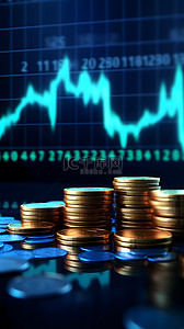 钱币背景背景图片_金融股市货币主题背景