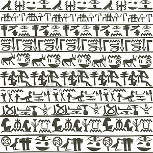 埃及象形文字背景