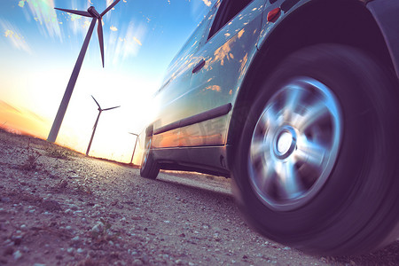 电动汽车产业与可再生能源概念