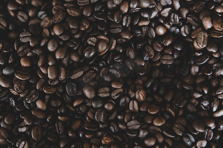 咖啡豆纹理摄影照片_咖啡豆纹理背景