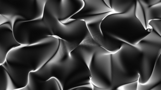 计算机生成的编织银布现实背景，3D 渲染背景