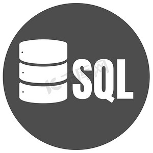 图标ui摄影照片_SQL 数据库图标徽标设计 UI 或 UX 应用程序