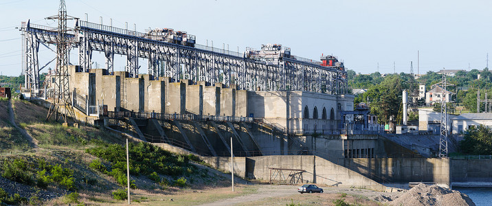 摩尔多瓦德涅斯特河水力发电厂。