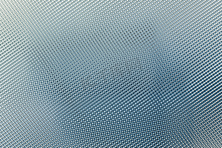 蓝色布袋摄影照片_带条纹的旧蓝色塑料板表面，抽象背景