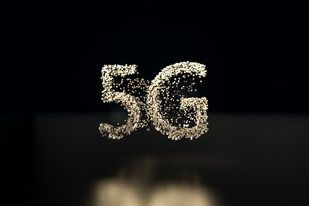 5G 字体设计，3d 渲染