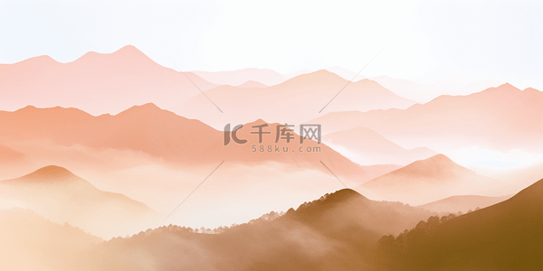 重阳背景图片_重阳节重阳简约山脉山纹背景