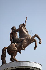 斯科普里的亚历山大大帝雕像