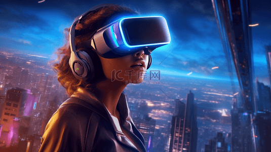 新版大体验背景图片_VR虚拟现实体验