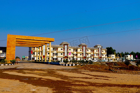 印度马哈拉施特拉邦浦那，2020年1月：浦那新社会盛大入口的景象