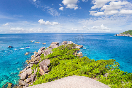 秀丽，热带海滩，斯米兰群岛，安达曼海，国家公园，泰国