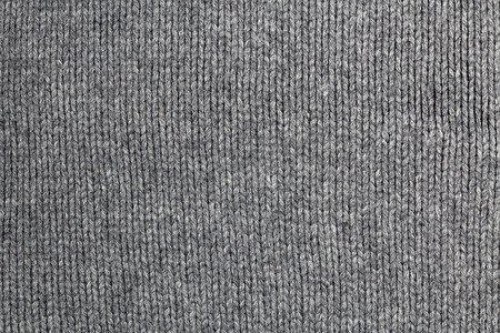 老灰色温暖的羊毛毛线衣纹理和背景