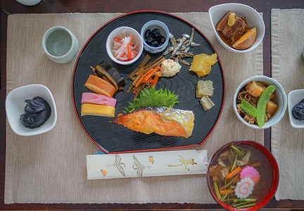 海洋食品摄影照片_海洋食品（日本新年）